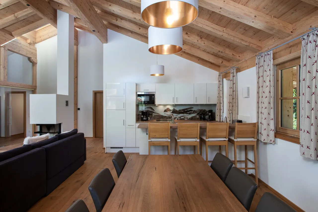 Eethoek met open keuken